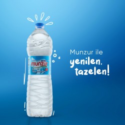 Munzur Su 1.5 LT x 6 Adet - Munzur'dan Gelen %100 Doğal Kaynak Suyu